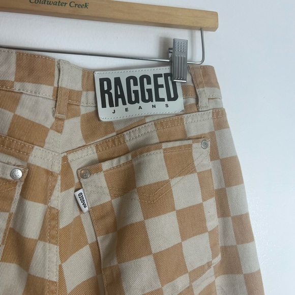 THE RAGGED PRIEST CHECKERBOARD DAD JEAN - Picture 5 of 7